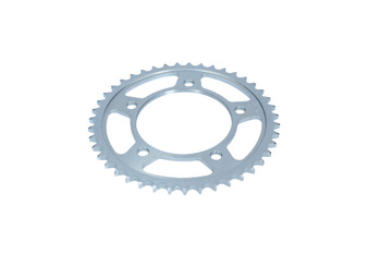 AFAM ZĘBATKA NAPĘDZANA TYŁ MOTO. STALOWA OCYNKOWANA SREBRNA