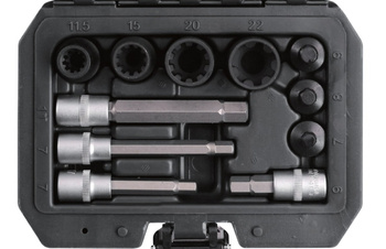 ROOKS Zestaw Kluczy do Zacisków Hamulcowych 11 Części VAG, BMW, PSA, MB OK-02.0459