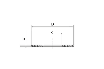 Podkładka miedziana PM-60 PM-2" 60x68x1.5 (5 szt)