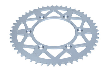 AFAM ZĘBATKA NAPĘDZANA TYŁ MOTO ALUMINIOWA ANODOWANA SREBRNA