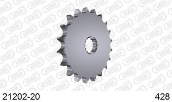 AFAM Zębatka Napędowa Przód MOTO 20 Zębów STALOWA 21202-20