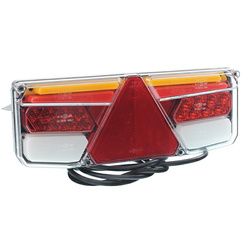 WAŚ LAMPA TYLNA ZESPOLONA DIODOWA LEWA Z PRZEWODEM, 12/24V W170DD L