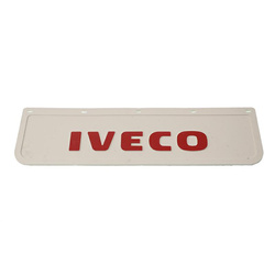 Fartuch (chlapacz) przeciwbłotny tylny tłoczony "IVECO" 600X180MM, B/CZER 13-1203