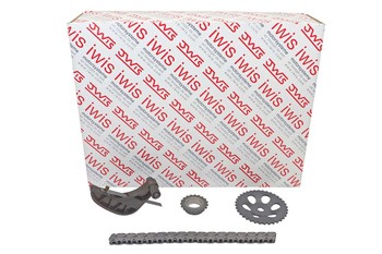 IWIS ZESTAW ŁAŃCUCHA POMPY OLEJU VW FABIA/POLO/IBIZA 1,2 01- ŁAŃCUCH+NAPINACZ+KOŁA IWI70018SET