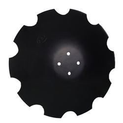 Brak producenta TALERZ UZĘBIONY 560MM (BRONA TALERZOWA) 4 OTWORY 12,5X12,5MM, G=4MM 560-4OTW