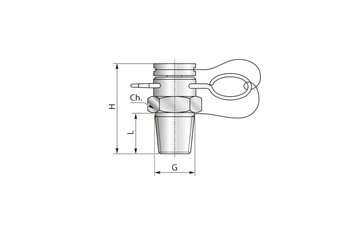 Przyłącze pomiarowe wtykowe 1/8" BSPT 51800000 - Minipress