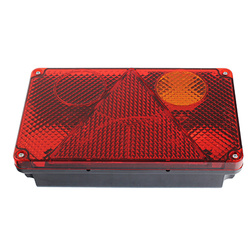WAŚ LAMPA TYLNA ZESP. PRAWA (PRZECIWMGIELNE) Z TRÓJKĄTEM, 12/24V - BEZ KABLA W21PC