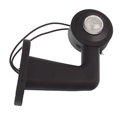 WAŚ LAMPA OBRYSOWA BIAŁA DIODOWA NA WYSIĘGNIKU ŁAMANYM PRAWA KRÓTKA 12/24V W21.2P