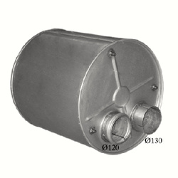 POLMO Tłumik wydechu DAF XF95 L=535mm EURO 3 1321301