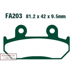 EBC Klocki Hamulcowe Motocyklowe EBCFA203HH HONDA CBR 600 (91-94)