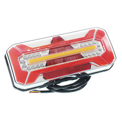 WAŚ LAMPA TYLNA ZESPOLONA DIODOWA PRAWA Z PRZEWODEM, 12/24V W184.