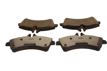 QUARO KLOCKI HAMULCOWE QP5313C MERCEDES-BENZ SPRINTER BM906/VW CRAFTER 06- TYŁ SILVER CERAMIC