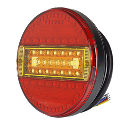 WAŚ LAMPA TYLNA ZESP. 3-SEGM. L/P, DIODOWA MB, LIAZ, NACZEPY - Z PRZEWODEM, 5 ŚW. W92