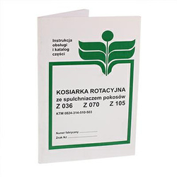 KATALOG CZĘŚCI KOSIARKA Z-105 Z-105