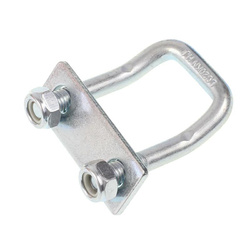 GMP - UCHWYT MOCOWANIA ŁADUNKU PODŁOGOWY ZAKRZYWIONY, Z PŁYTKĄ, 2T GMPUMLPZ2TH