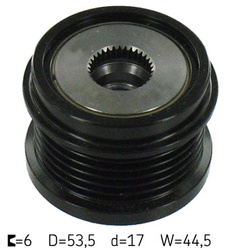 SKF KOŁO PASOWE ALTERNATORA FORD 1,4TDCI-2,0TDCI 10-