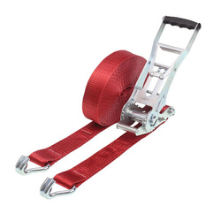 PAS TRANSPORTOWY 5,0T, 9,0M B=50MM, ERGO, CZERWONY, METKI 2023, EN 12195-2, TUV NORD PODZAM5T9MERGO