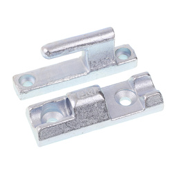 ZAWIAS BURTY ALUMINIOWEJ L=120MM, STALOWY OCYNK KPL C014310PL