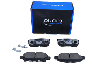 QUARO Klocki hamulcowe MITSUBISHI OUTLANDER (od 2003) / LANCER (od 2008) / JEEP QP6028C tylne, Silver Ceramic