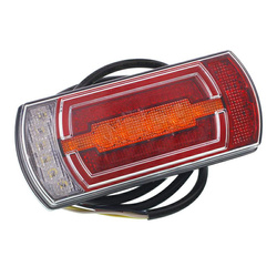 HORPOL LAMPA TYLNA ZESP. DIODOWA L/P, 12/24V, NEON, ŚWIATŁA COFANIA, 162MM X 70MM X 30,5MM LZD 2841