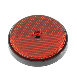 GMP ODBLASK OKRĄGŁY Z OTWOREM CZERWONY FI 60MM, W RAMCE, HOMOLOGACJA GMP267212RH