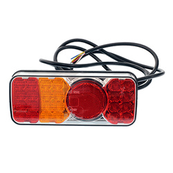 WAŚ LAMPA TYLNA ZESP. 4-SEGM. LEWA BEZ OŚW. TABLICY REJ. - Z PRZEWODEM W66L