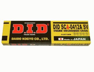 D.I.D ŁAŃCUCHY ŁAŃCUCH ROZRZĄDU MOTO. DID SCA0412SV (ROZUTY+OGNIWO)