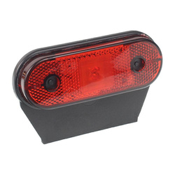 HORPOL LAMPA OBRYSOWA CZERWONA DIODOWA Z UCHWYTEM, 12/24V LD625