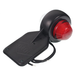 HORPOL LAMPA OBRYSOWA BIAŁO-CZERWONA DIODOWA WISZĄCA, PRAWA, 12/24V LD368P