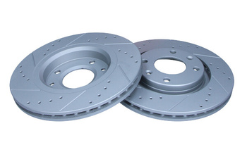 MAXGEAR Tarcza Hamulcowa Sport 19-0806SPORT CITROEN/PEUGEOT PRZÓD BERLINGO C2/C3/C4/DS3/XSARA/206/207/208/307, Nawiercana i nacinana, z powłoką antykorozyjną