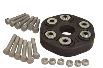 MEYLE Przegub Elastyczny Wału Napędowego BMW Seria 1/3/5/6/7/X3 02-12 Komplet ze Śrubami HD 3141522105/HD