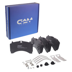 Klocki Hamulcowe GAM MB ACTROS MP3/4/5 -2010R- TYŁ 207,4X114X30/35MM WVA29244