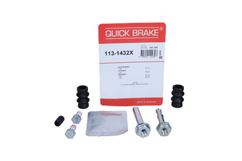 QUICK BRAKE Zestaw naprawczy zacisku hamulcowego QB113-1432X Citroen C5/C6/Jumpy Przód 05- (Prowadnice zacisku kpl.)