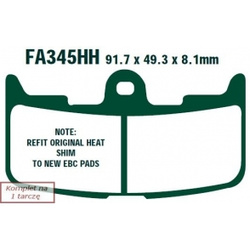 EBC KLOCKI HAMULCOWE MOTO BUELL FIREBOLT XB9R (02-07)