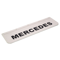 FARTUCH (CHLAPACZ) PRZECIWBŁOTNY TYLNY TŁOCZONY "MERCEDES" 600X180MM, B/CZ 13-205