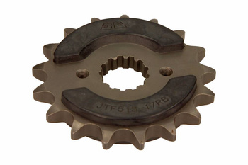 JT ZĘBATKA NAPĘDOWA Z TŁUMIKIEM DRGAŃ PRZÓD MOTO STALOWA JTF513.17RB