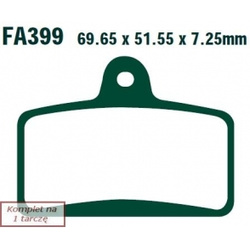 EBC Klocki Hamulcowe Motocyklowe EBCFA399 DERBI GP1 125CC (07-09)