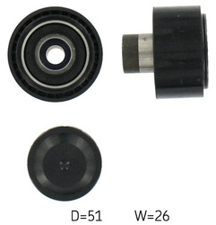 SKF Napinacz paska wielorowkowego Ford Fiesta Citroen C3 1.4 HDI 01- VKM33060