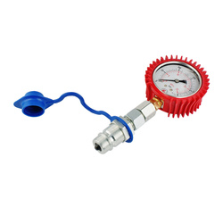 MANOMETR GLICERYNOWY fi 63 mm, 0-400 BAR Z SZYBKOZŁĄCZEM 152001161