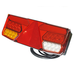 WAŚ LAMPA TYLNA ZESPOLONA DIODOWA LEWA Z PRZEWODEM, 12/24V W137DL