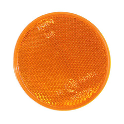 ODBLASK OKRĄGŁY ZE ŚRUBĄ ŻÓŁTY FI 75MM UO036