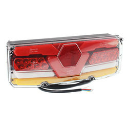 WAŚ LAMPA TYLNA ZESPOLONA DIODOWA PRAWA Z PRZEWODEM, 12/24V W171DD P