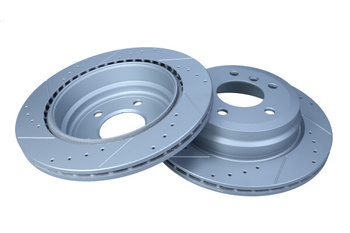 MAXGEAR TARCZA HAMULCOWA BMW TYŁ E87/E90 NAWIERCANA I NACINANA