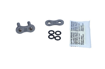 AFAM MR A520XHR2-B Ogniwo łączące łańcucha napędowego motocyklowego Skuwka nitowana 520 Niebieskie