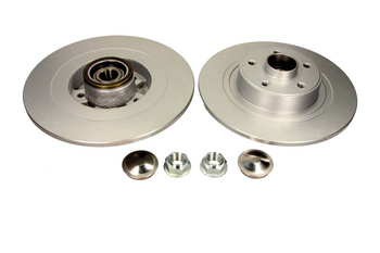 QUARO Tarcza hamulcowa QD7845 RENAULT Tył ESPACE 02- Z łożyskiem, z powłoką antykorozyjną