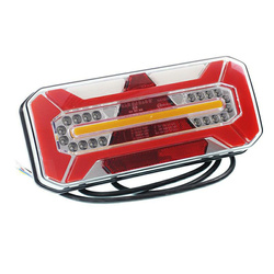 WAŚ LAMPA TYLNA ZESPOLONA DIODOWA PRAWA Z PRZEWODEM, 12/24V W184DD.
