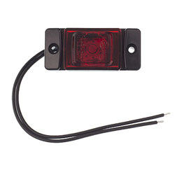 WAŚ LAMPA OBRYSOWA CZERWONA DIODOWA 12/24V W60C