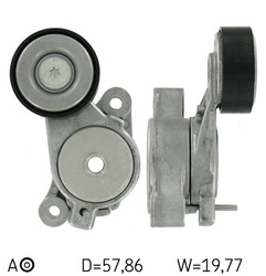 SKF Napinacz Paska Wielorowkowego VKM31125 VW GOLF 1,4TSI 05-