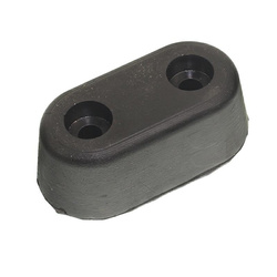 ODBÓJ GUMOWY 30X60X22MM 2 OTWORY - BURTY PRZYCZEPA D-47 30X60X22