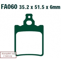 EBC KLOCKI HAMULCOWE MOTO EBCFA060 KEEWAY TX 50 (10-12) GILERA RV 50 NGR (88) APRILIA RS 50 (93-98)